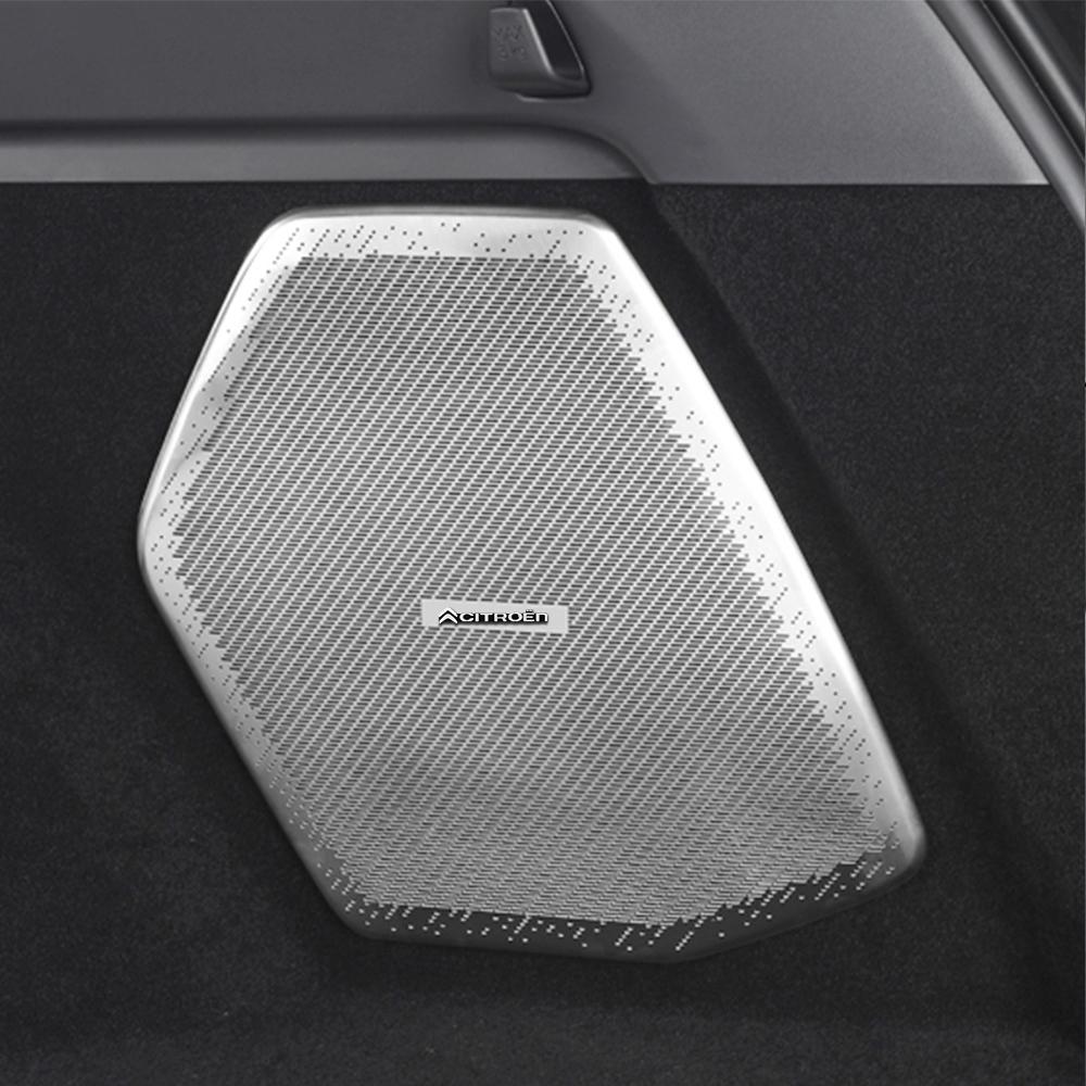 WYGL9 For Citroen C1 C2 C3 C4 C5 C6 C8 C4L DS3 DS4 DS5 DS5LS DS6 3D Car Styling Sticker Aluminum Emblem interior Speaker audio Badge