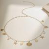 Bohemian Waist Chain Imitation Pearl Shell Waist Link Fashion Body Chain  for Women