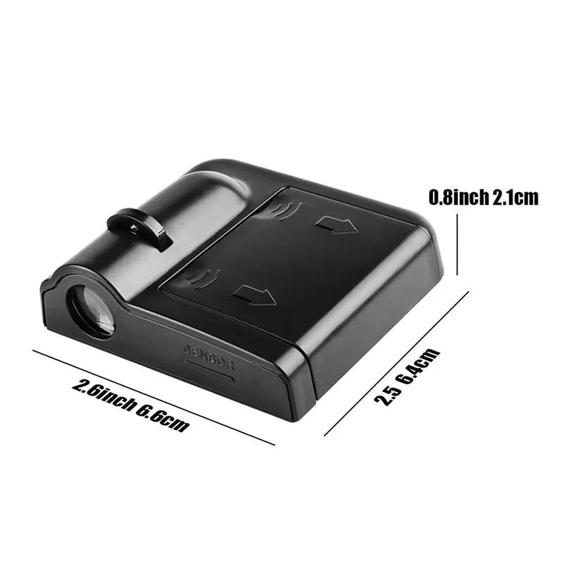 2026 Hot For Renault Hub Caps 1/2pcs LED Car door universal projector high-definition welcome lights For Renault Clio Laguna 2 M