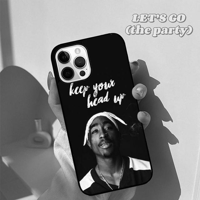 Чехол для телефона Hiphop Rap Singer 2Pac Tupac Shakur для iPhone 17 Air 16 16e 15 12 11 13 14 Pro Max Plus Coque
