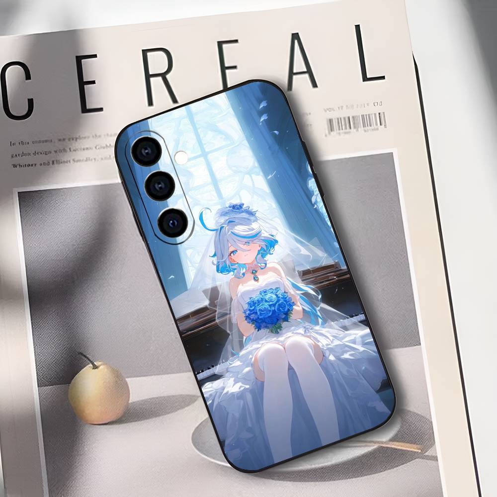 F-Furina G-Genshin I-Impact Чехол для телефона Силиконовый Мягкий Для Samsung Galaxy A73,A72,A71,A70,A53,A52,A51