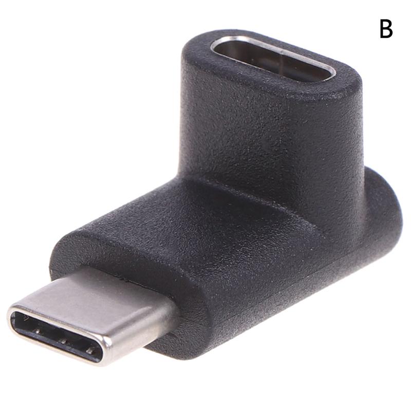 Right Angle 90 Degree Usb 3.1 Type C Male To Female Usb-C Converter Adapter
