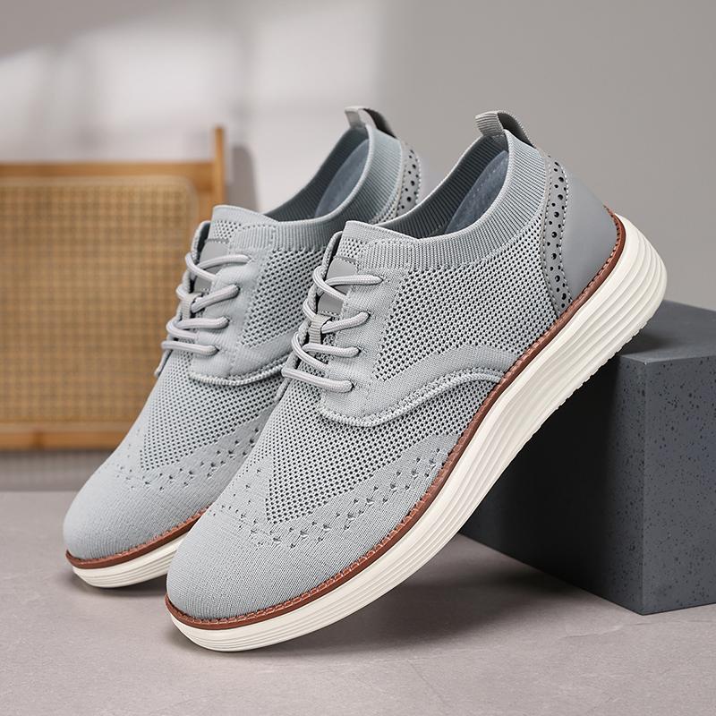 New Men'S Casual Sneaker Outdoor Comfortable Lightweight Jogging Summer Breathable Walking Mesh Soft Soled Sneaker Shoes
