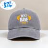 Vintage Baseball Cap Adjustable Outdoor Activity Hat Best Dave Print Design Unisex Outdoor Baseball Cap Perfect Gift Choice