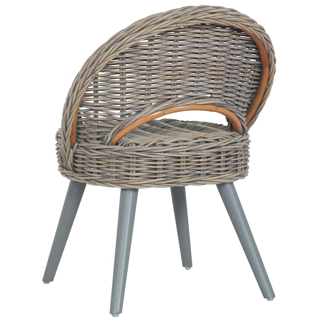 Armchair Kubu Rattan Grey\