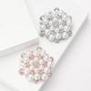 Classic Alloy Pearl Set Brooch Elegant Temperament Ladies Suit Cardigan Corsage Ornament Pin