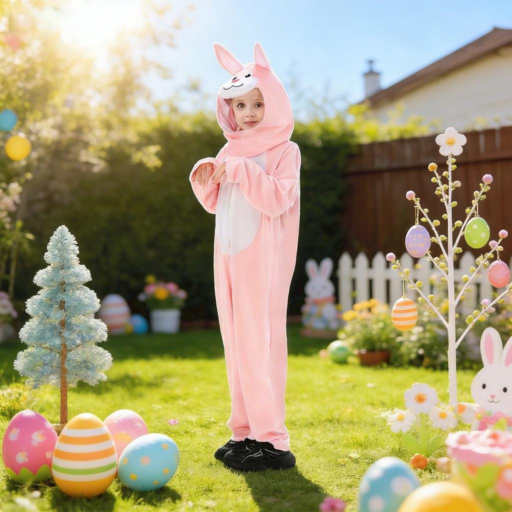 Easter Children's Performance Costume Bunny Outfit, Holiday Party Stage Performance Costume