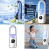 Rechargeable Usb Desktop Fan With Spray Humidifier And Touch Operation For Home And Gift