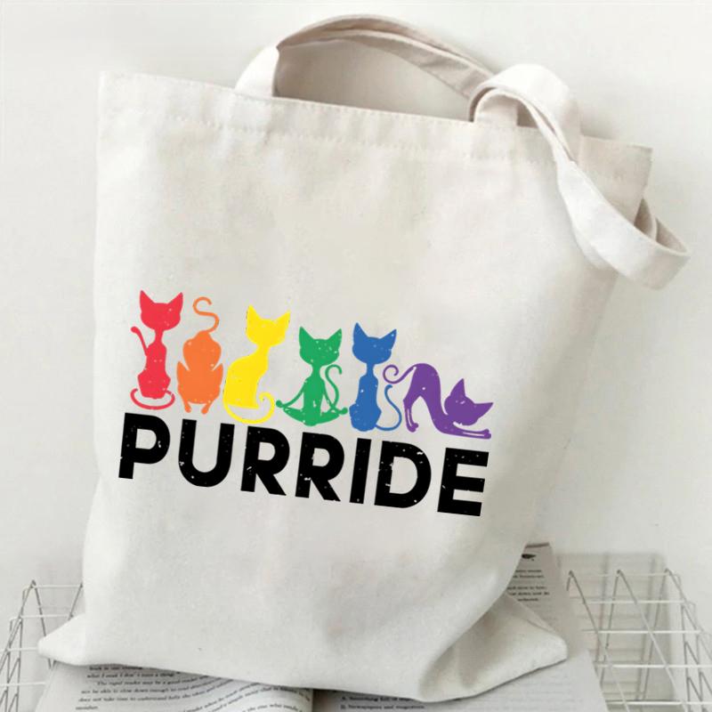 Милая холщовая сумка-тоут с изображением кота-единорога для студентов, сумка для покупок с изображением животных из мультфильмов, женская модная сумка с изображением животных, боковая сумка для женщин