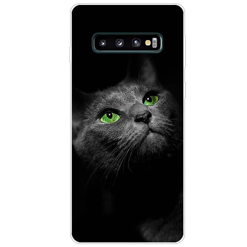 Новейший чехол из ТПУ с принтом для Samsung Galaxy S10 S10 + чехол для телефона Samsung S10 Plus S10e, задняя крышка, бампер Fundas Coque