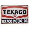Texaco Старая Масляная Банка для Моторного Масла Ретро Вывеска Классический Логотип Декор для Гаража Мужской Уголок