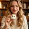Безопасная игрушка пищевого качества 2 шт. Сжимаемый Мини-цыпленок Мягкий Зажим с Пушистой Ручкой Успокаивающий Покрытие Снятие Стресса Брелок-подвеска