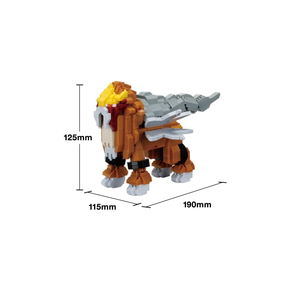 Строительный набор Kawada Nanoblock Entei Deluxe Edition 7x28x21 см для возраста 12 лет и старше