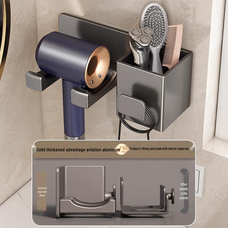 Настенный держатель-подставка для фена Dyson – Полка и стойка для хранения без сверления