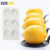 3D Lemon Shape Fruit Silicone Mold Baking Tools Decorating Tools Mousse Cake Brownies Cake Moulds French Dessert Cake Pastry