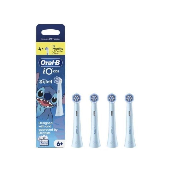 Cabezal de recambio Oral-B iO Kids 6+ Stich Pack de 4 unidades