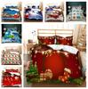 3D Bedding Christmas Down Duvet Cover 2/3 Pieces for Men/women/children New Year Bedroom Decoration AU180 * 210 Full Size Comfortable Home Textile