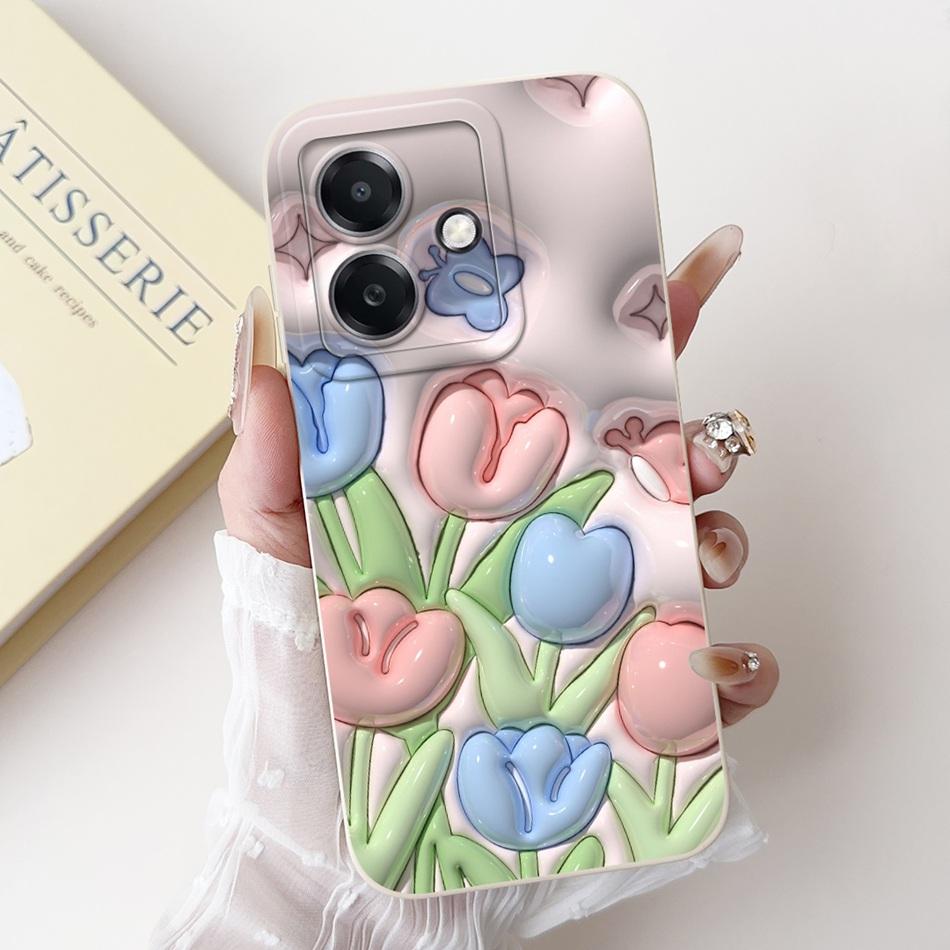 Для Oppo A3x A3 Pro Глобальный Милый Мультяшный Чехол-Животное Для Oppo A3 5G 4G A 3X A3Pro Желейный Силиконовый Ударопрочный Мягкий Чехол