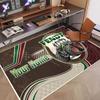 Custom Rug Fendt Pattern Print Name Text Soft Non‑Slip Floor Carpet for Home Indoor Decoration