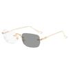 Luxury Rectangular Photochromic Reading Glasses Fashion Outdoor Color Changing Presbyopia Eyeglasses Diopter 0 To +4.0 Eyewear