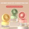 Air Humidifier Spray Fan Mini Air Conditioner Camping Fan Usb Electric Fans Portable Air Conditioning Cooler For Home Office