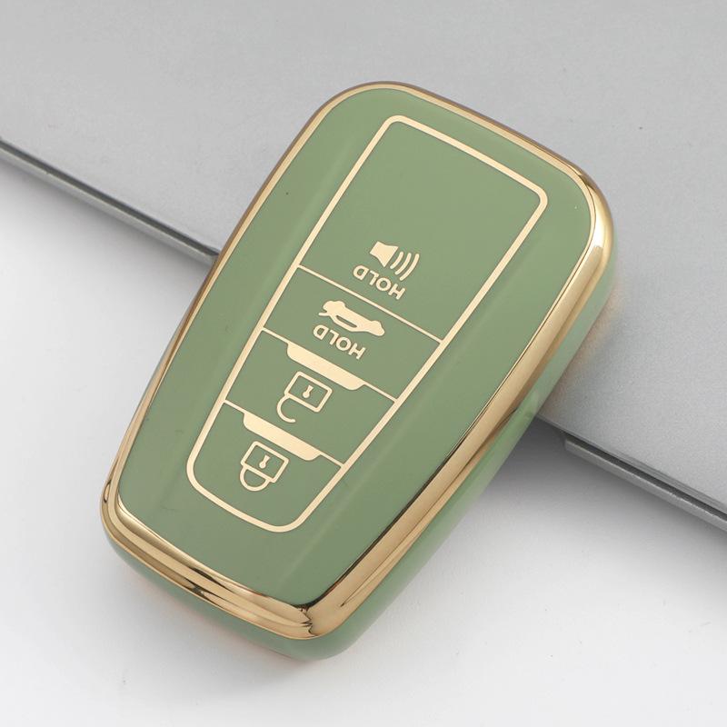 Waterproof Tpu Key Case Cover Bag Shell Holder for Toyota Prius Camry Corolla C-HR CHR RAV4 Prado 2018-2021 Key Protector Accessories