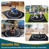 10x10' Wrestling Mat for Home Black Jiu Jitsu Wrestling Mats Durable Judo Mats for BJJ MMA Training Roll-Up Design Wrestling Mat