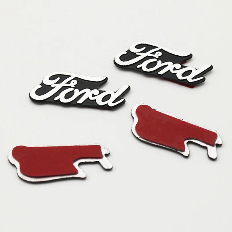 Car Audio Decorate 3D Aluminum Badge Emblem Stickers For Ford Focus Mk3 Fiesta Ranger Fusion Mondeo Mustang Fusion Kuga Ecosport CVY1