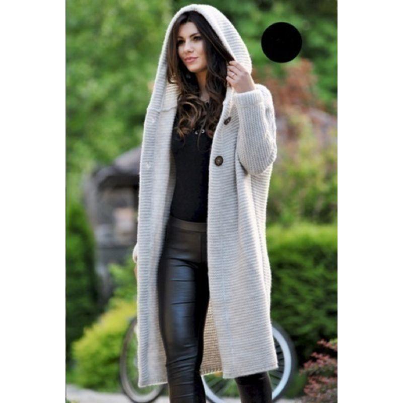 2024 Sweater New Cardigan Hooded Jacket Cardigan Hooded Coat