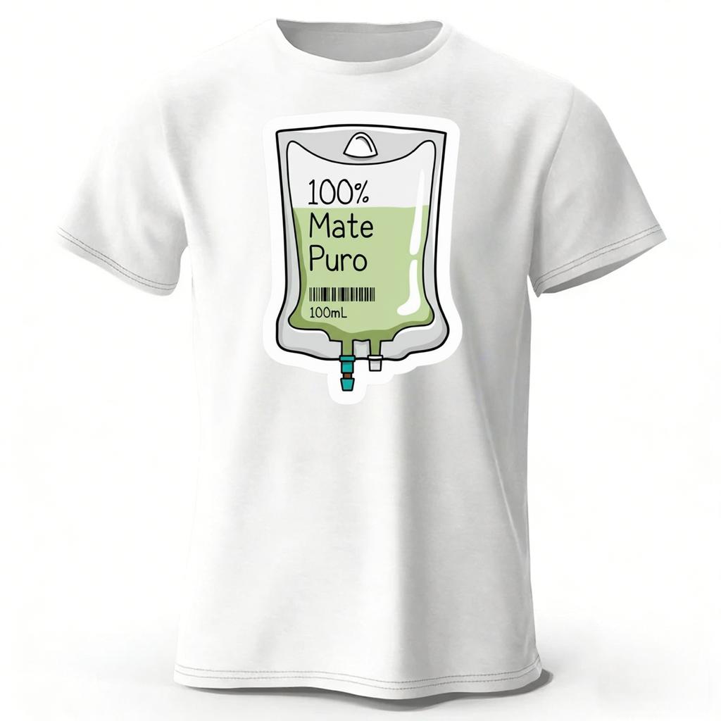 South American Humorous Pure Cotton Tshirt for Office Workers Menwomen Loose Oversized Breathable Short Sports Sleeved Shirt