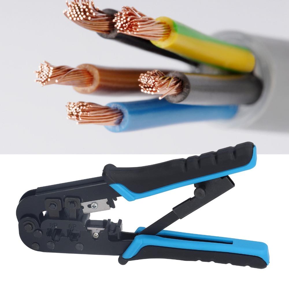 All-in-One RJ45 Crimp Tool for 8P8C / 6P6C / 6P4C /8P8C / 6P6C / 6P4C Network Cable Installation