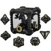 7pcs/set Hollow Dragon Dice Set Role-playing Game Polyhedral Dragon Dice Tabletop DND Game Party Accessories