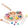 Wooden Bead Color Sorting Tray Educational Toy Toddlers Preschool Learning Play