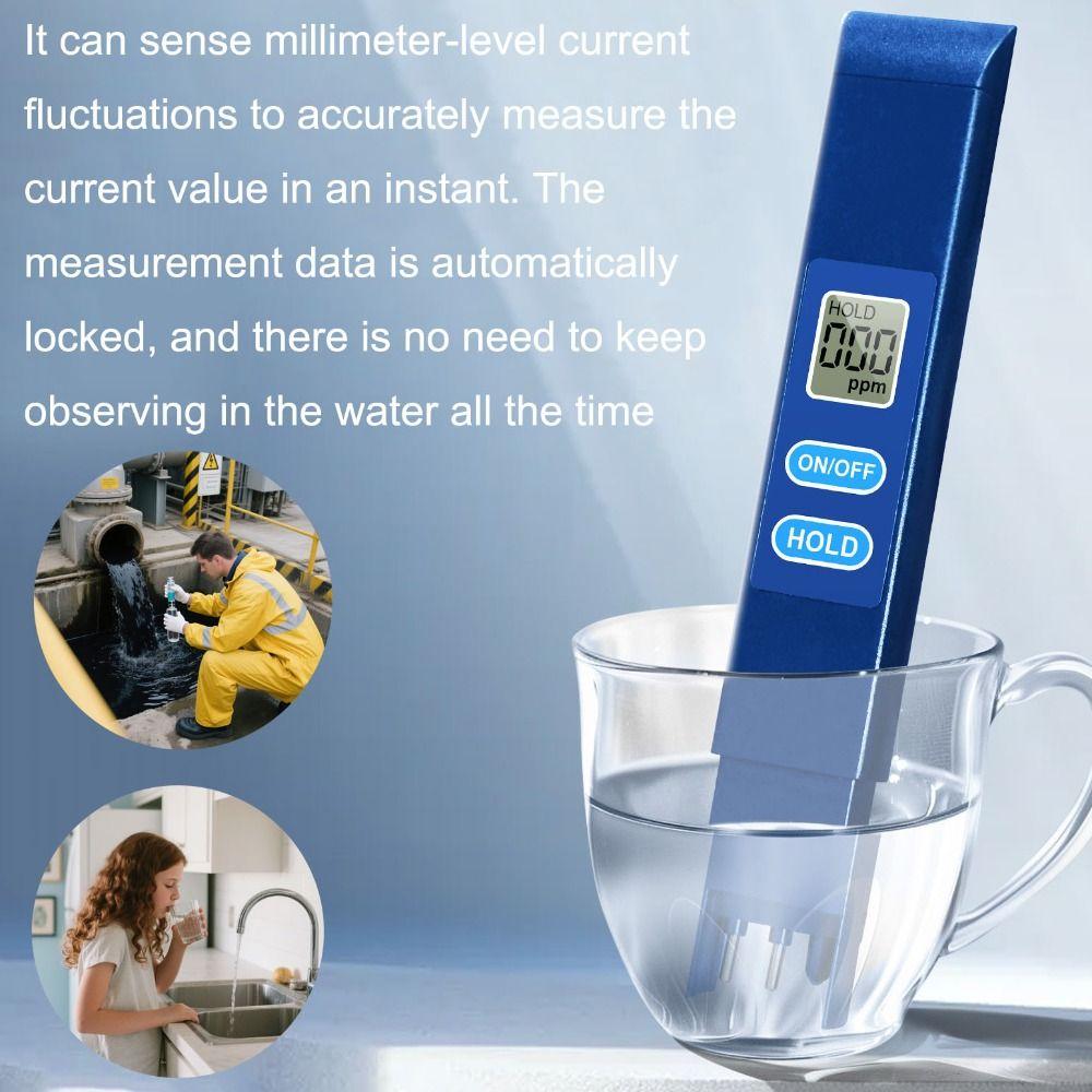LCD Digital Display Water Quality Meter Waterproof PH Tester Household Water Test Pen Hydroponics
