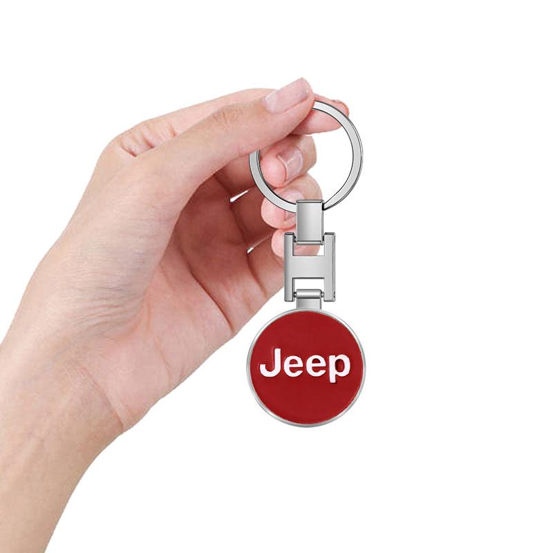 1 шт. Эмблема автомобиля Брелок Аксессуары для ключей для Jeep Renegade Compass Wrangler JK Patriot Grand Cherokee XJ SRT Trail Hawk