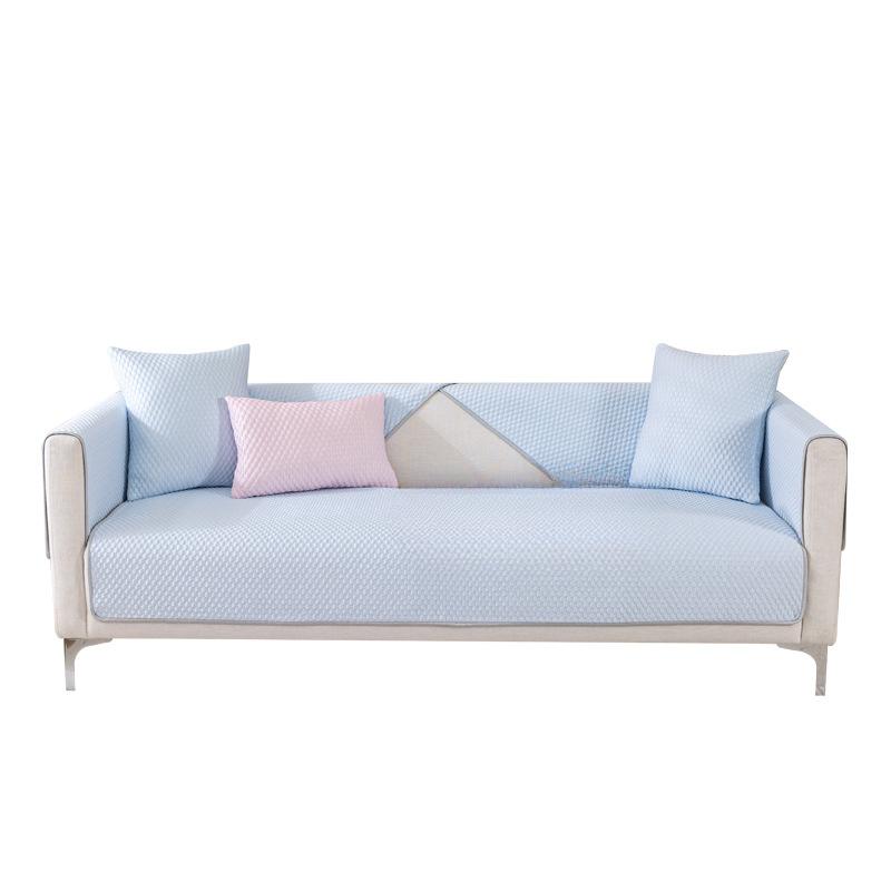 Summer Ice Silk Sofa Cushion Non-Slip Cover Cover Simple Cover Cloth Technology Cool Feeling Seat Cushion for Summer Sofa Cover