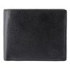 Мужской кошелек-бифолд Orobianco ORS-091700 серии All Black, натуральная кожа, черная коровья кожа