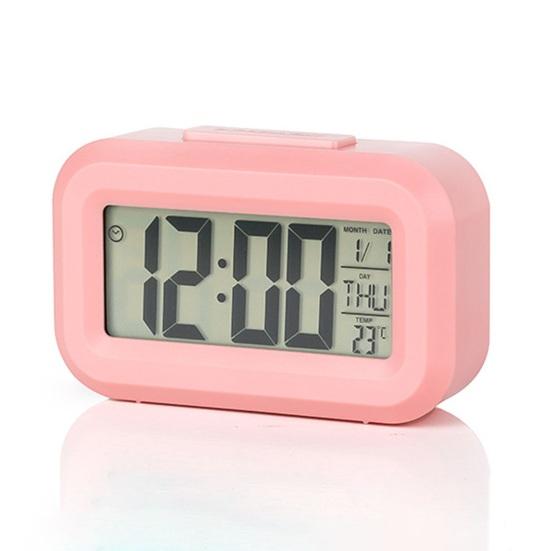 Digital Travel Alarm Clock Easy To Read Snooze Function 12/24-Hour Display Simple Operation Battery Operated Table Clock