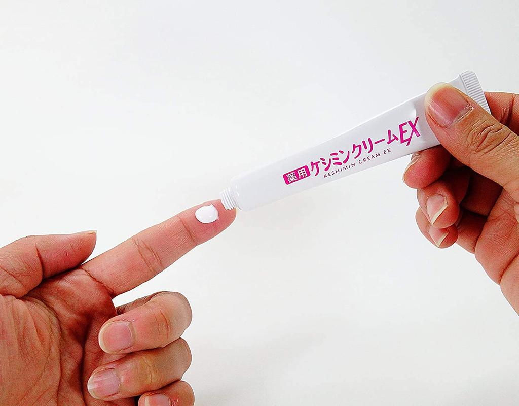 KOBAYASHI Pharmaceutical Keshin Cream EX осветляющий точечный крем от пигментных пятен, 12 гр