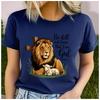 cotton100%  Raccoon Couple Print Casual TeeBe still and know that I am God Graphic T shirt Daily Outdoor Summer