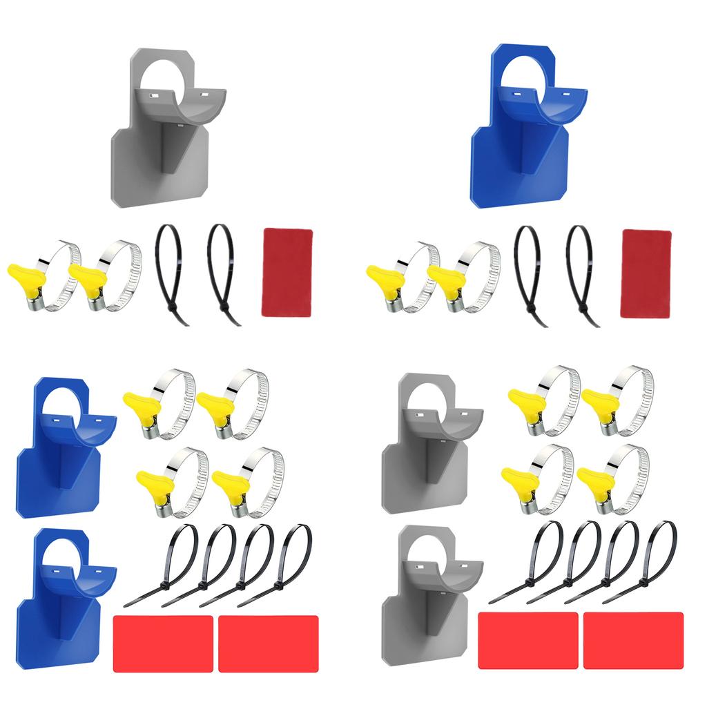 Пластиковые держатели для труб бассейна, кронштейны для поддержки шланга надземного бассейна с лентой и хомутами для кабельных стяжек