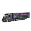 1/32 Semi Container Truck Transport Vehicle Truck High Simulation Diecast Vehicle Great Children's Toy Home & Decoration Present