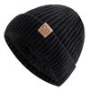 Unisex Two-Tone Winter Hats Add Fur Lined Men And Women Fashion Warm Beanie Cap Casual Winter Knitted Hats