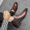 Fashion Fashion Men's British Style Slip-on Leather Boots Leather Chelsea Boots High Quality Handmade Business Casual Dress Ankle Shoes