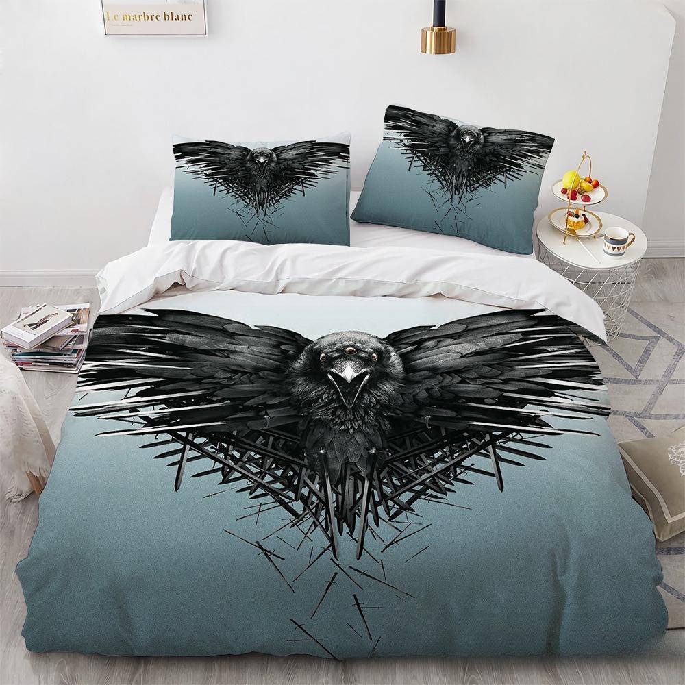 Movie G-Game of T-thrones Duvet Cover Pillowcase Bedding Set Adult Boy Girl Bedroom Decoration Children Gift Single Double Size