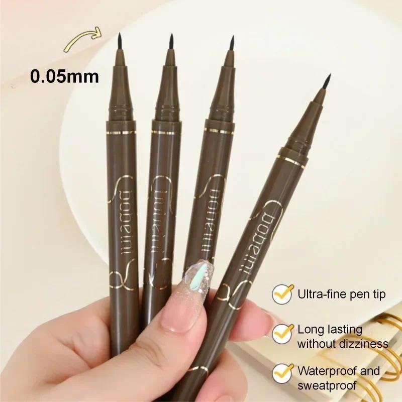 Натуральный трехмерный спящий шелкопряд карандаш для контурирования Жидкая подводка для глаз Ежедневный макияж глаз Мгновенно высыхающий водостойкий стойкий макияж Женская мода