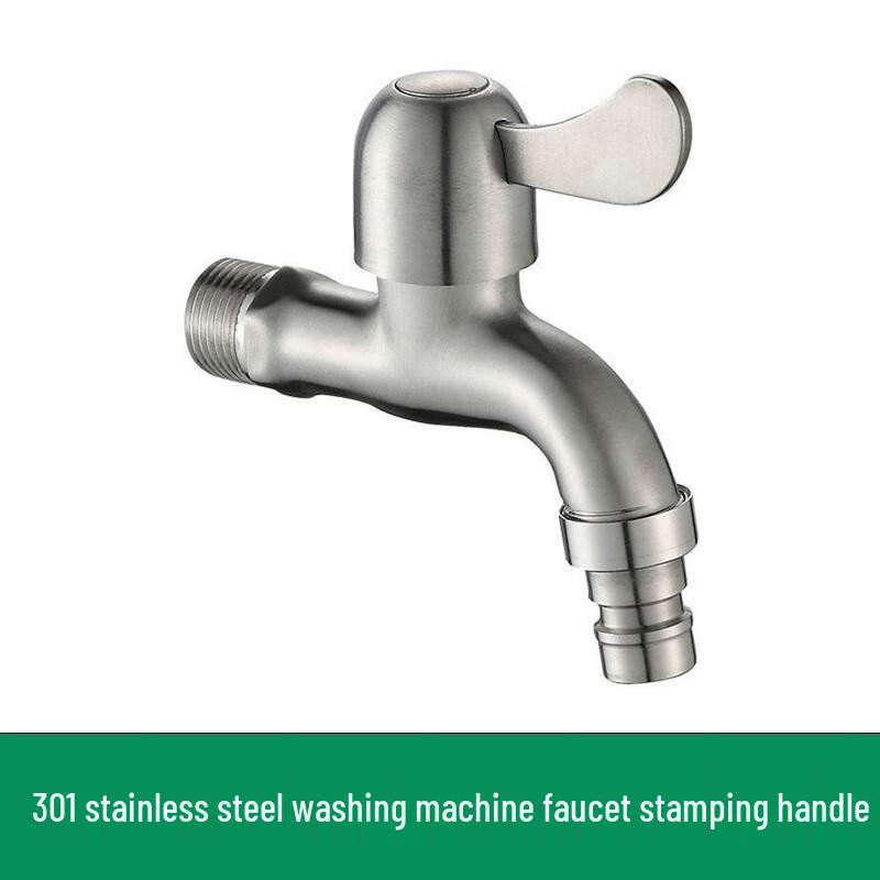 LiIong 304 Stainless Steel Washing Machine Faucet (4-Pack)