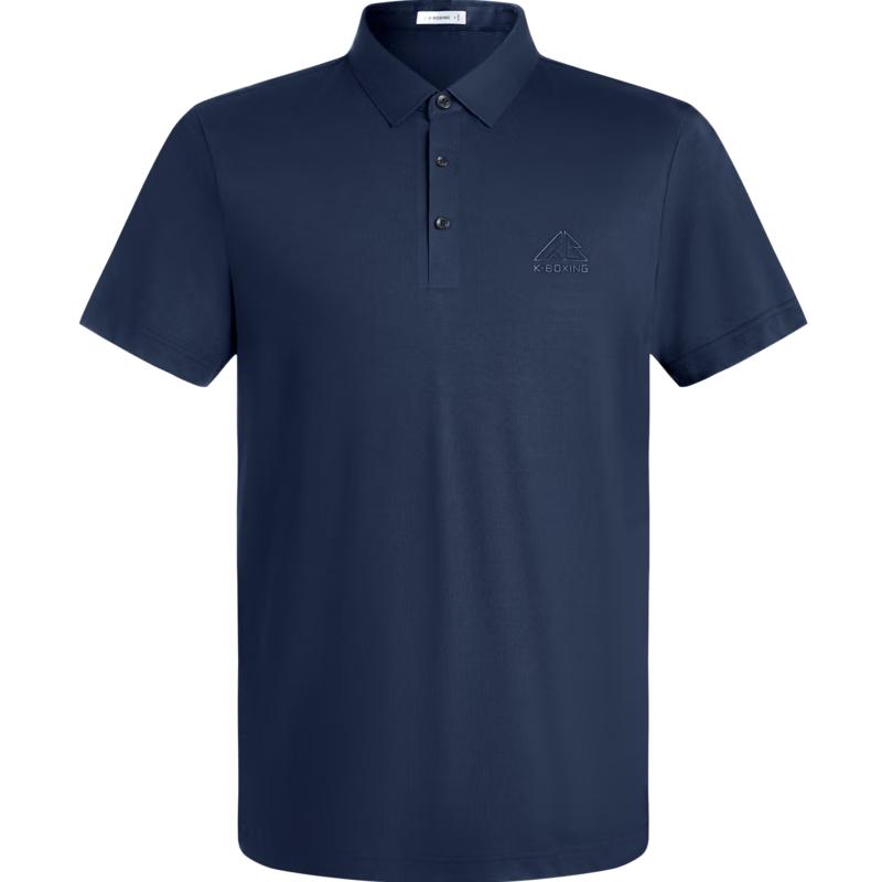 K-Boxing Men's Solid Color Casual Polo T-Shirt FTBG2381