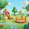 Yellow Duck Skiing duck toy Clockwork Design Jumping Duck Toy Clockwork Duck Toy  Baby Training