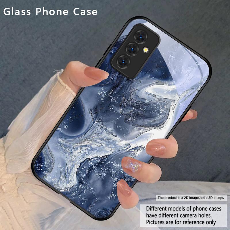 Морская буря маленький парусник Для Samsung Galaxy A20 A20s 21s A22 A23 A24 A25 A26 A42 A90 A50 A55 52s A56 A70 A71 72 стеклянный чехол для телефона